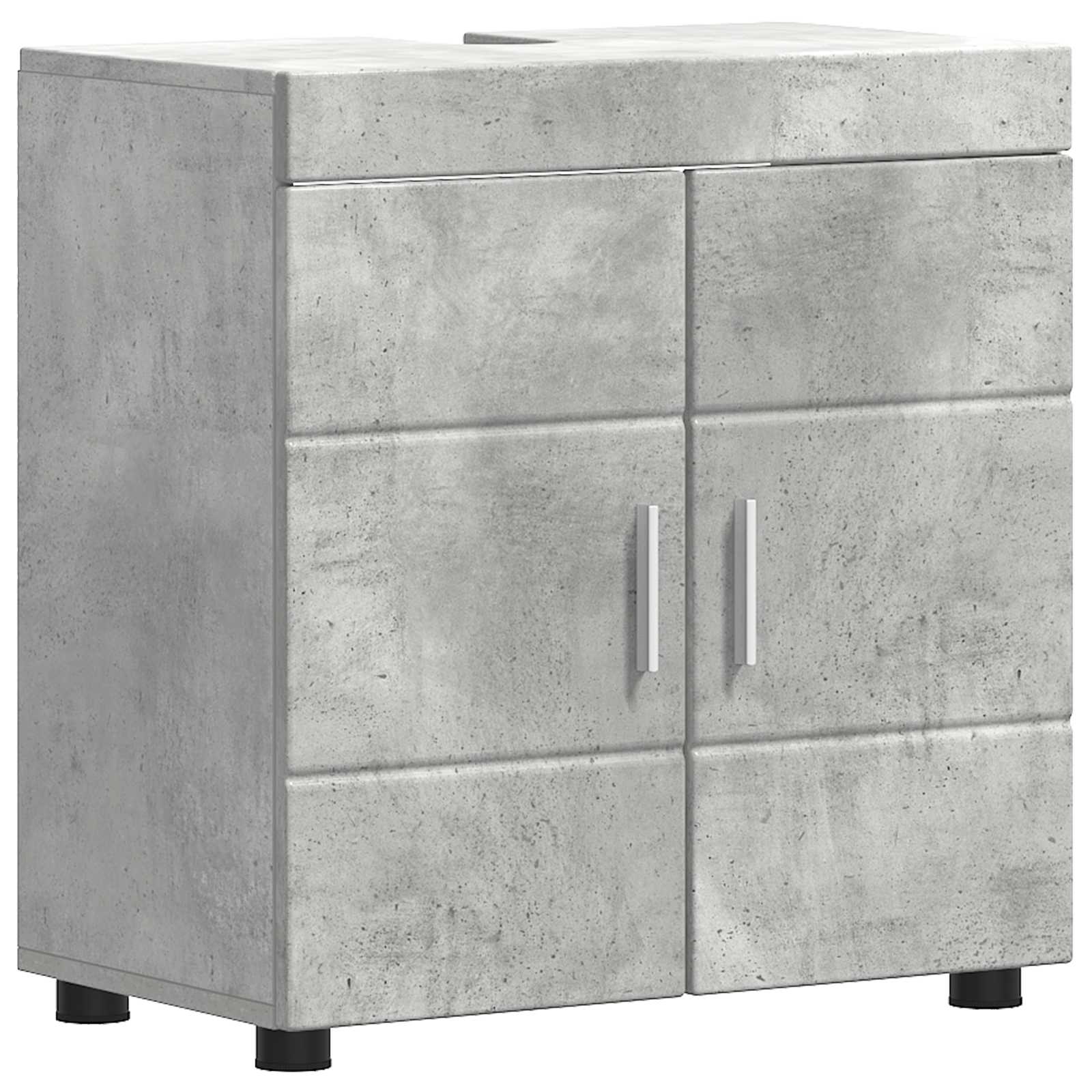 Badkamerkastenset met opslag TULUM Beton Grijs 60 x 34 x 63 cm