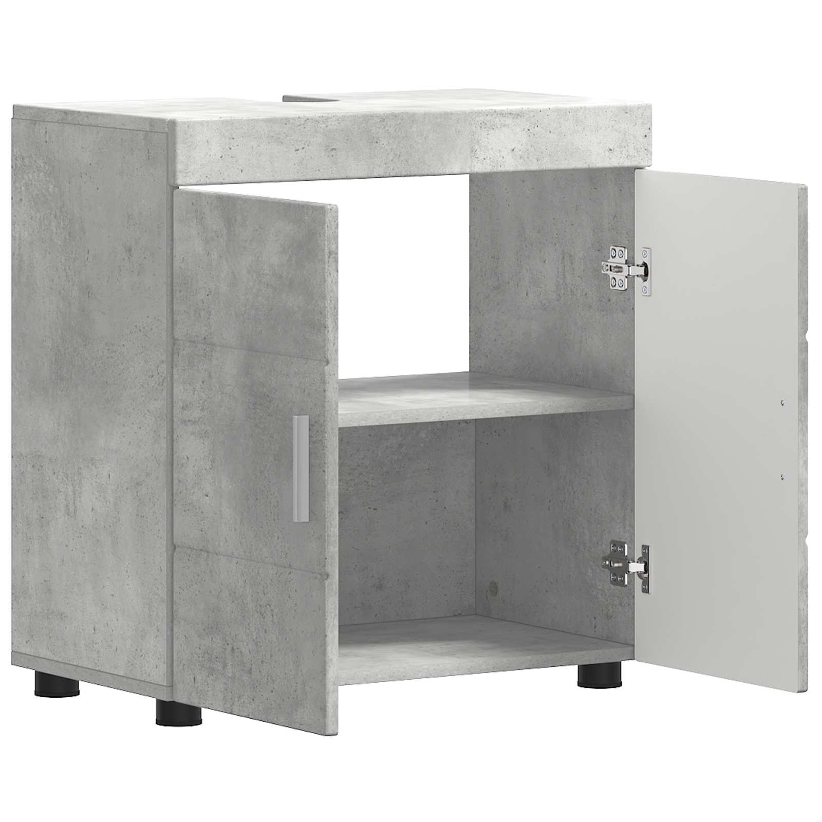 Badkamerkastenset met opslag TULUM Beton Grijs 60 x 34 x 63 cm