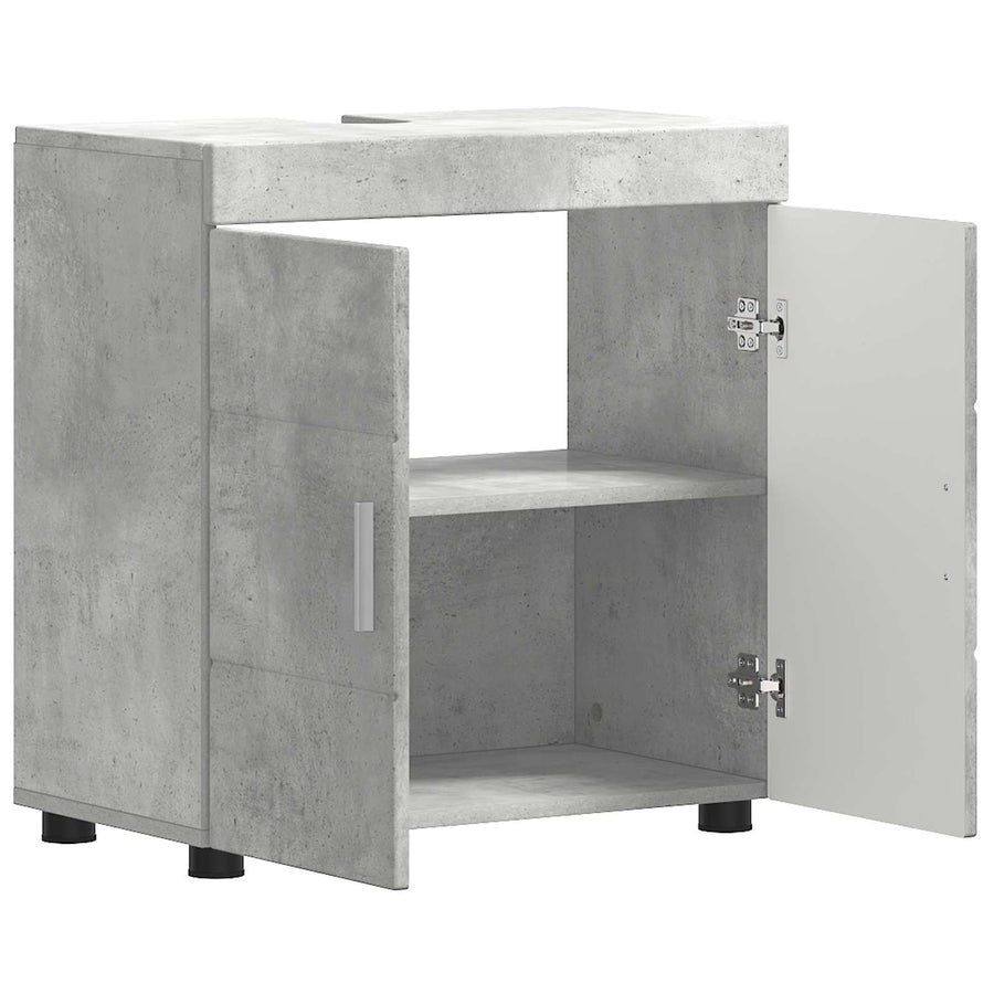 Badkamerkastenset met opslag TULUM Beton Grijs 60 x 34 x 63 cm