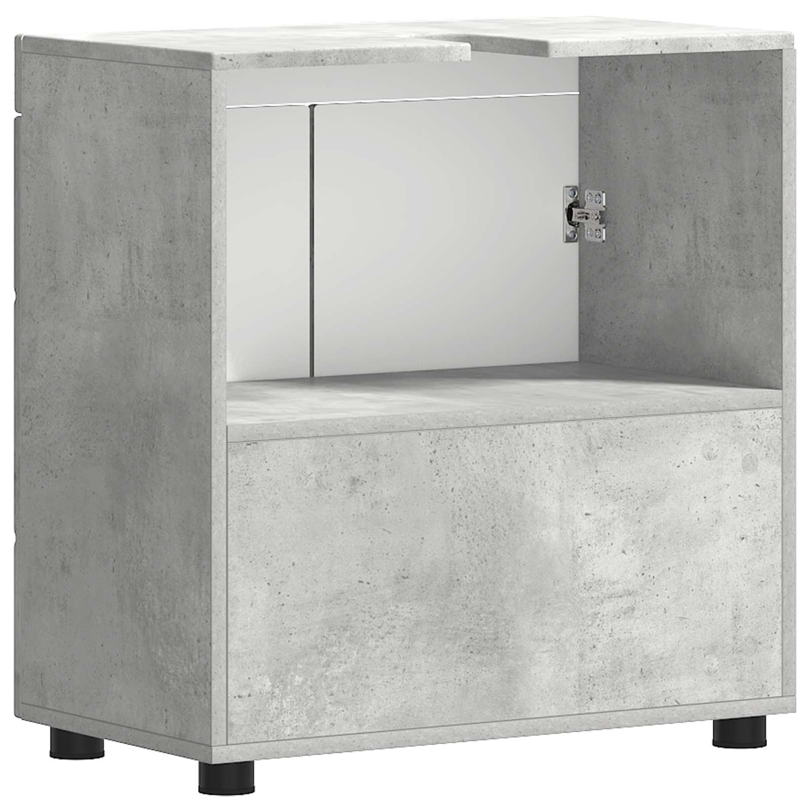 Badkamerkastenset met opslag TULUM Beton Grijs 60 x 34 x 63 cm