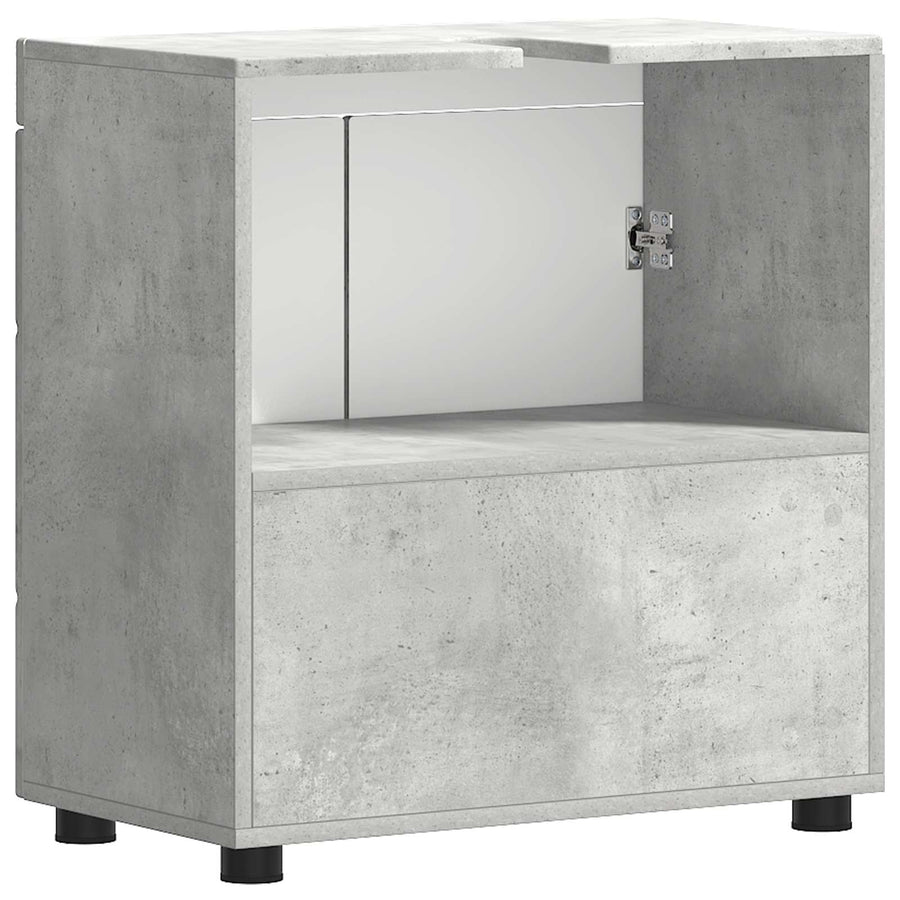 Badkamerkastenset met opslag TULUM Beton Grijs 60 x 34 x 63 cm
