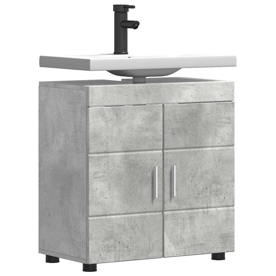 Badkamerkastenset met opslag TULUM Beton Grijs 60 x 34 x 63 cm