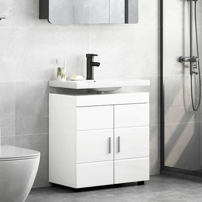 Badkamerkastenset TULUM Hoogglans wit 60 x 34 x 63 cm