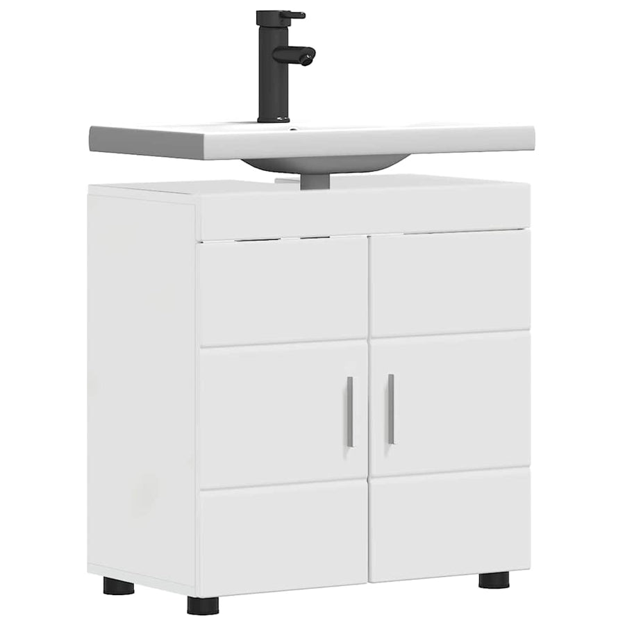 Badkamerkastenset TULUM Hoogglans wit 60 x 34 x 63 cm