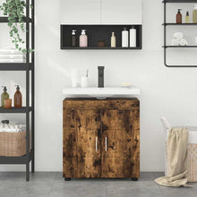 Badkamerkastenset TULUM Gerookt eiken 60 x 34 x 63 cm