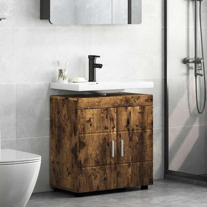 Badkamerkastenset TULUM Gerookt eiken 60 x 34 x 63 cm
