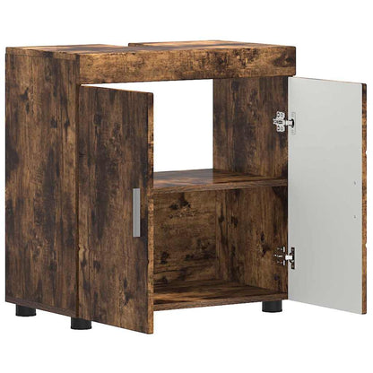 Badkamerkastenset TULUM Gerookt eiken 60 x 34 x 63 cm
