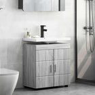 Badkamerkastenset Tulum 60x34x63 cm grijs