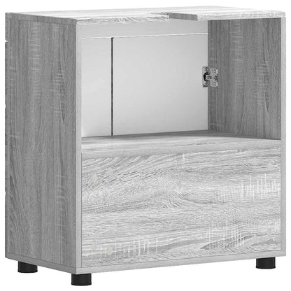 Badkamerkastenset met opslag TULUM Grijs Sonoma 60 x 34 x 63 cm