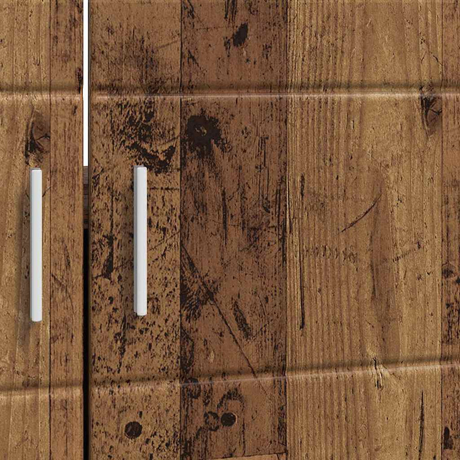 Badkamerkastenset TULUM Oudhout 60 x 34 x 63 cm Bewerkt hout