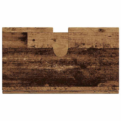 Badkamerkastenset TULUM Oudhout 60 x 34 x 63 cm Bewerkt hout