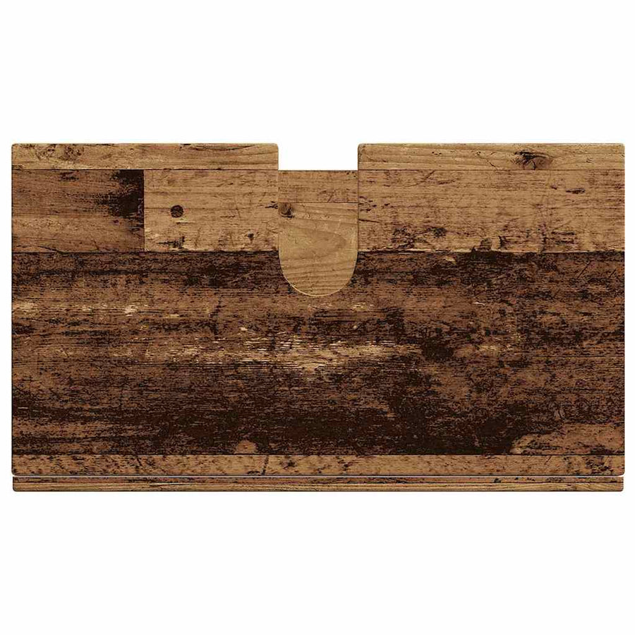 Badkamerkastenset TULUM Oudhout 60 x 34 x 63 cm Bewerkt hout