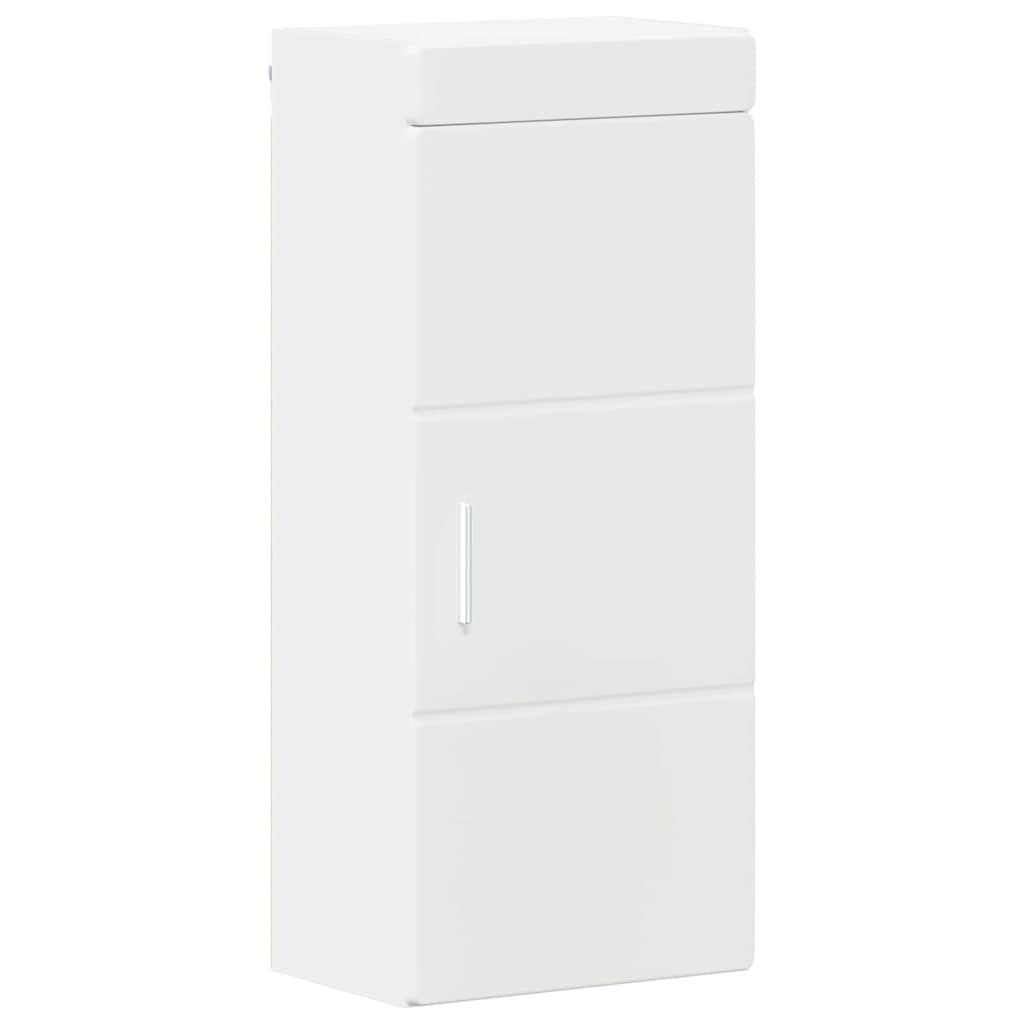 Badkamer wandkast TULUM Wit 37 x 24,5 x 86 cm Bewerkt hout