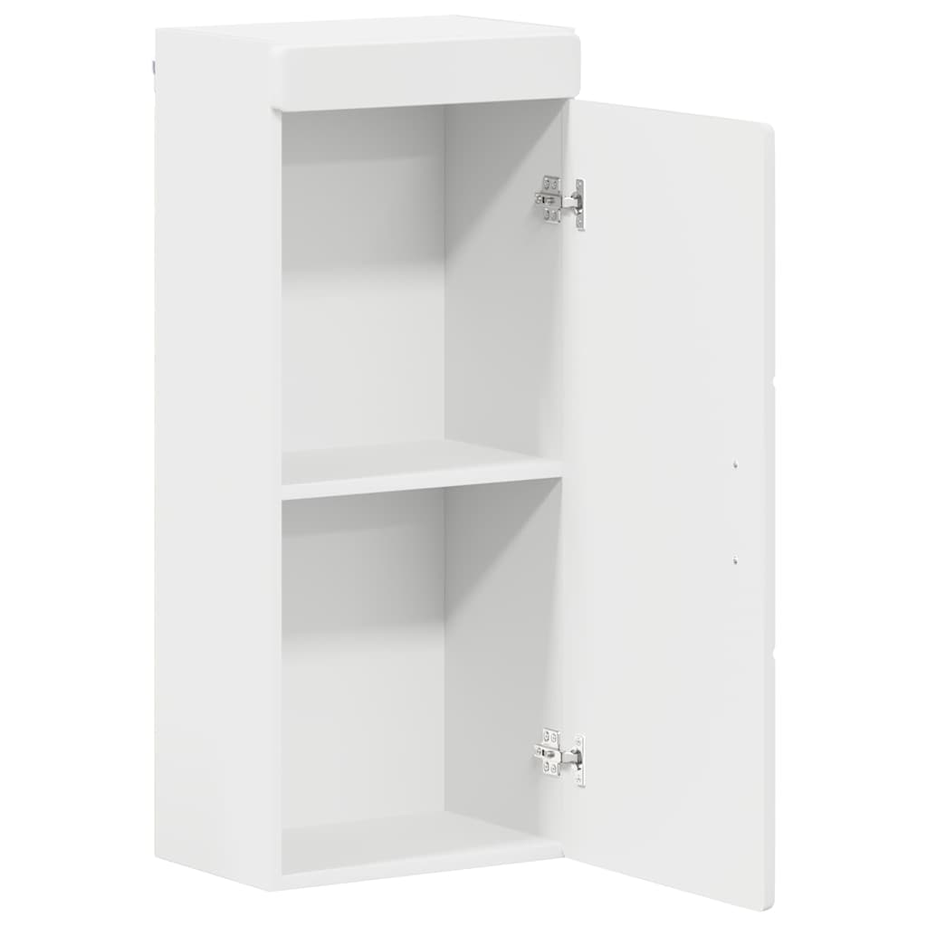 Badkamer wandkast TULUM Wit 37 x 24,5 x 86 cm Bewerkt hout