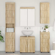 Badkamer wandkast 37x24,5x86 cm Sonoma eiken