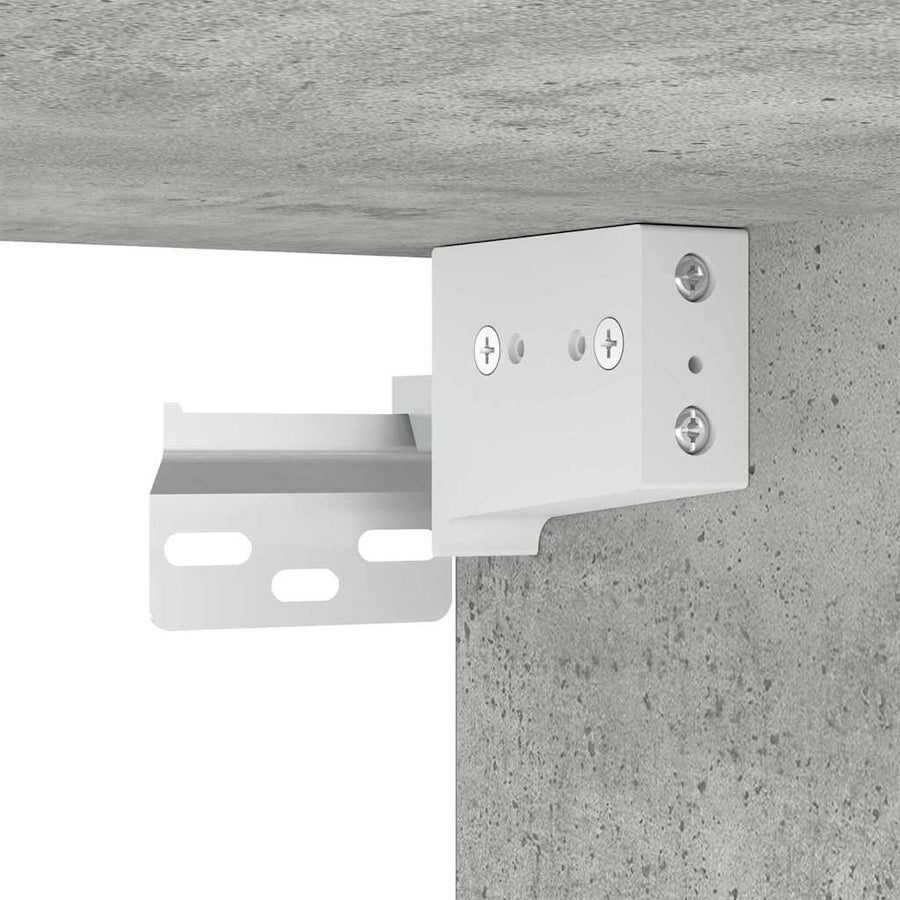 Badkamer wandkast met plank TULUM Beton Grijs 37 x 24,5 x 86 cm