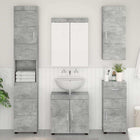 Badkamer wandkast 37x24,5x86 cm beton grijs
