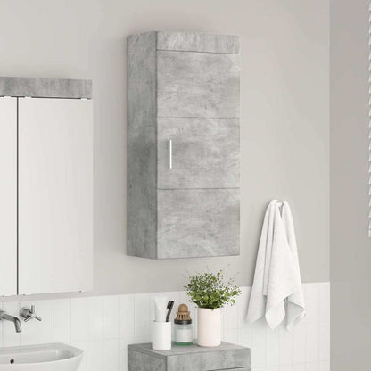 Badkamer wandkast met plank TULUM Beton Grijs 37 x 24,5 x 86 cm