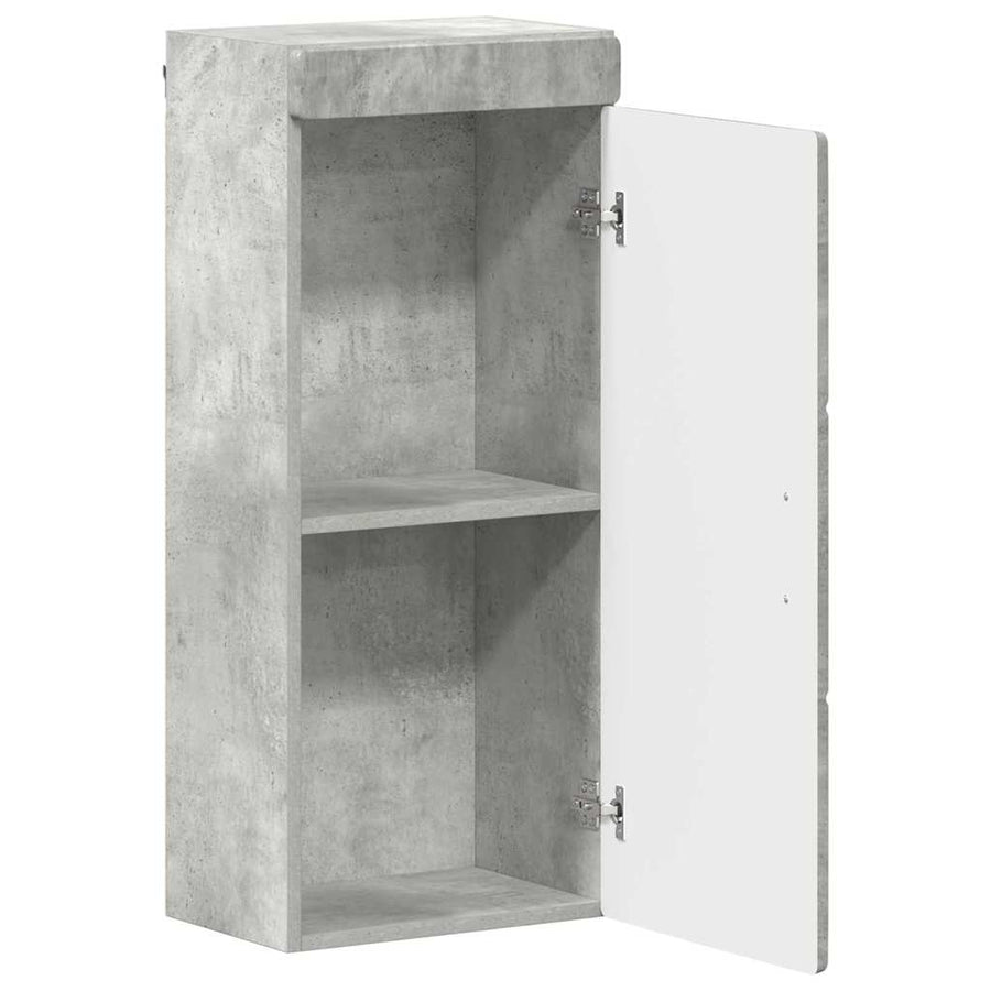 Badkamer wandkast met plank TULUM Beton Grijs 37 x 24,5 x 86 cm