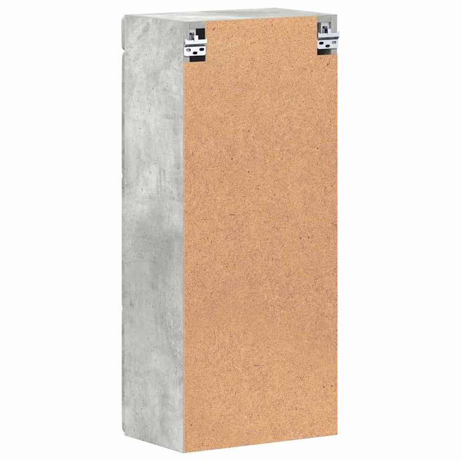 Badkamer wandkast met plank TULUM Beton Grijs 37 x 24,5 x 86 cm