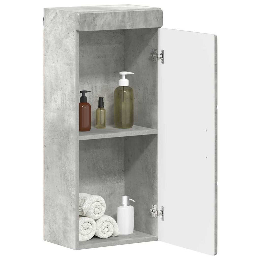 Badkamer wandkast met plank TULUM Beton Grijs 37 x 24,5 x 86 cm