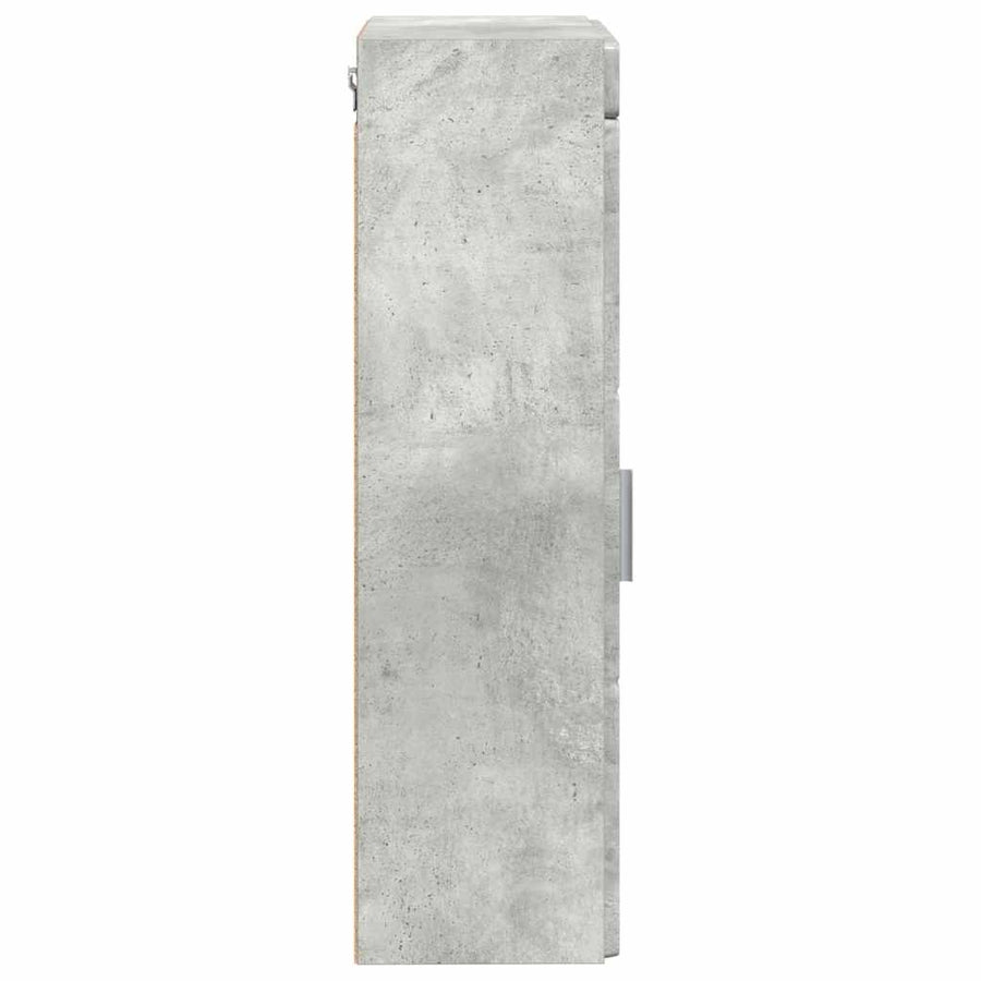 Badkamer wandkast met plank TULUM Beton Grijs 37 x 24,5 x 86 cm