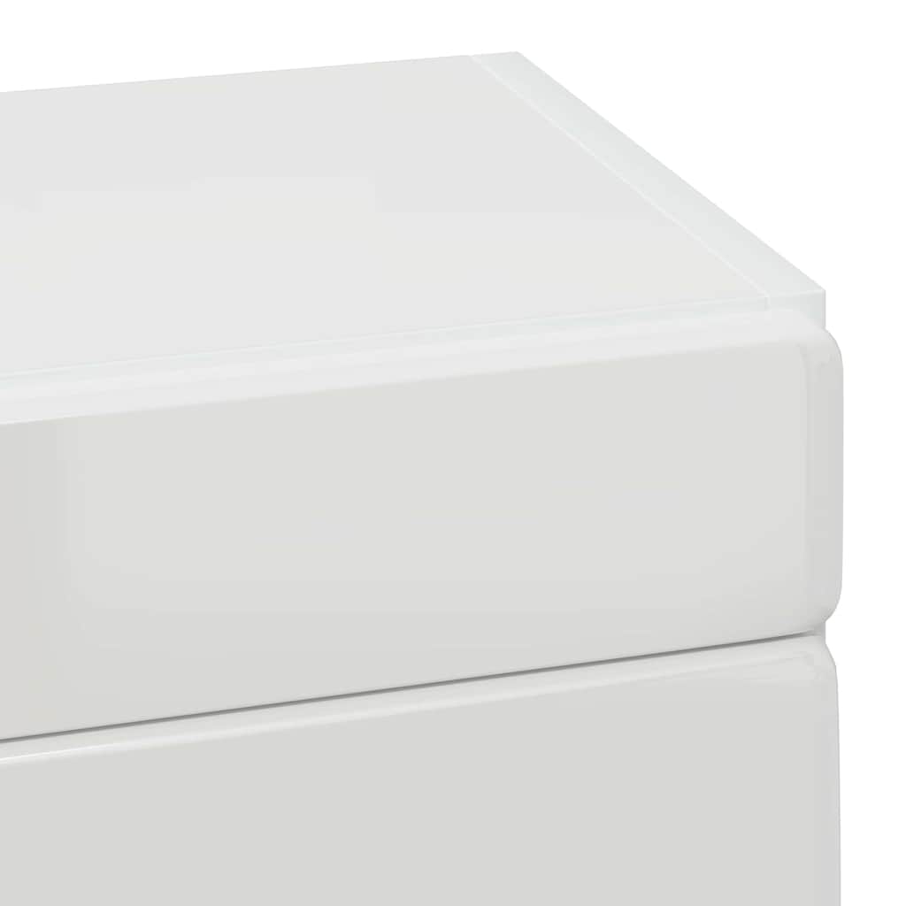 Badkamer wandkast TULUM Hoogglans wit 37 x 24,5 x 86 cm