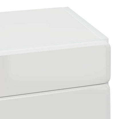 Badkamer wandkast TULUM Hoogglans wit 37 x 24,5 x 86 cm