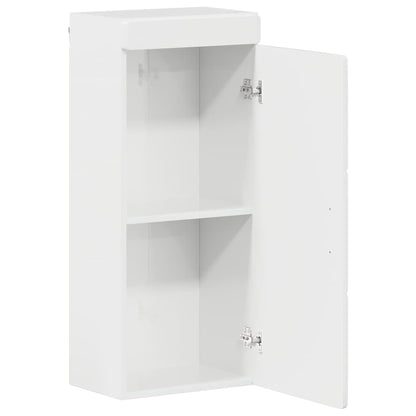 Badkamer wandkast TULUM Hoogglans wit 37 x 24,5 x 86 cm
