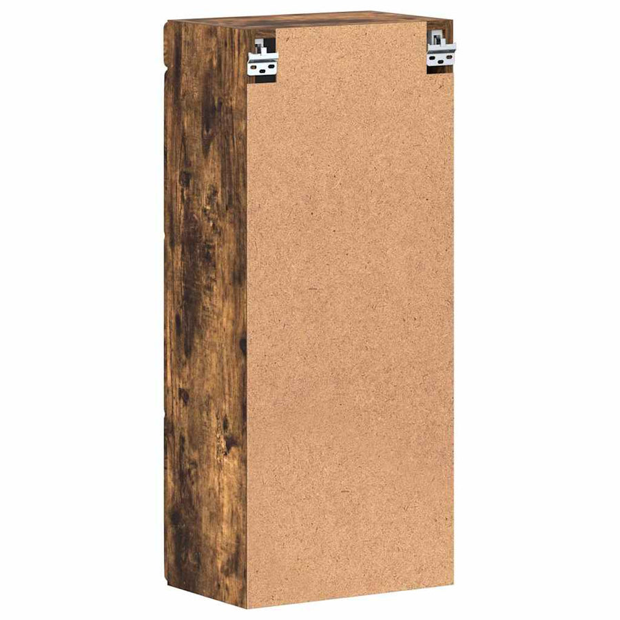 Badkamer wandkast TULUM Gerookt eiken 37 x 24,5 x 86 cm