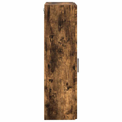 Badkamer wandkast TULUM Gerookt eiken 37 x 24,5 x 86 cm