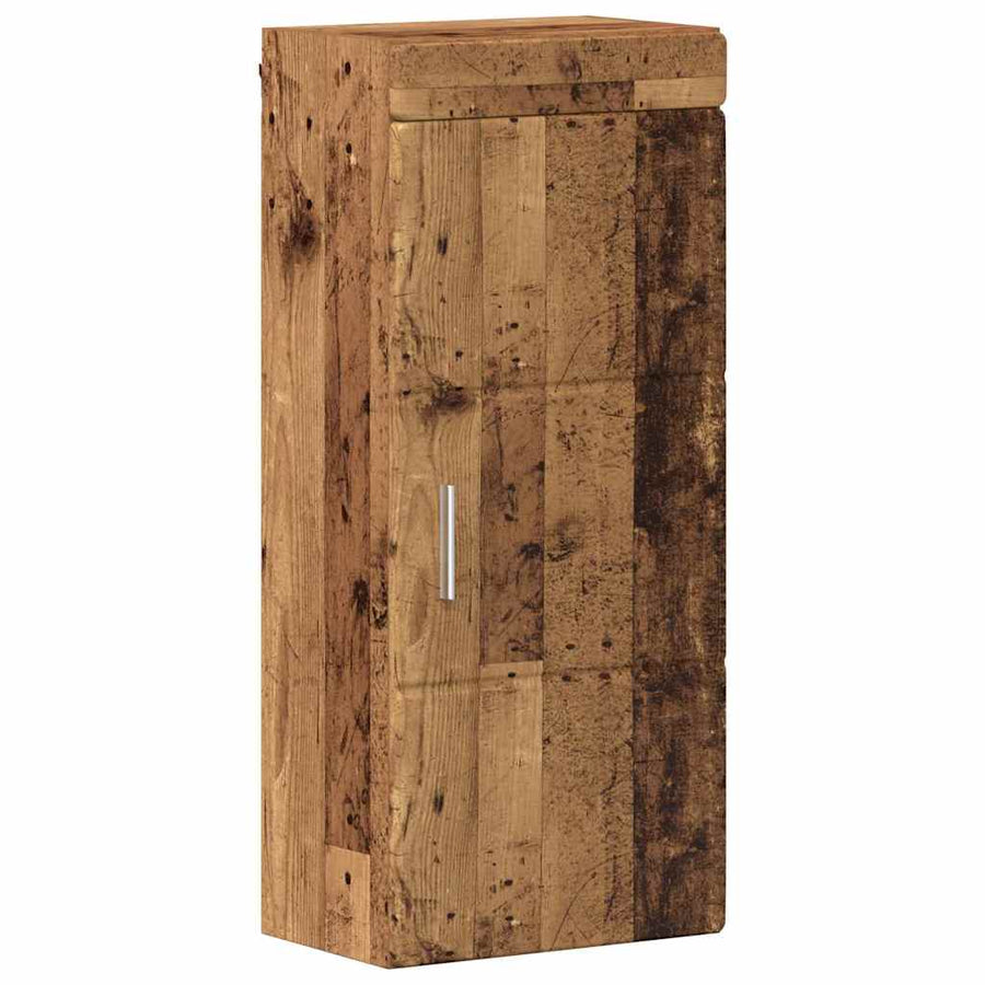 Badkamer wandkast TULUM Oudhout 37 x 24,5 x 86 cm Bewerkt hout