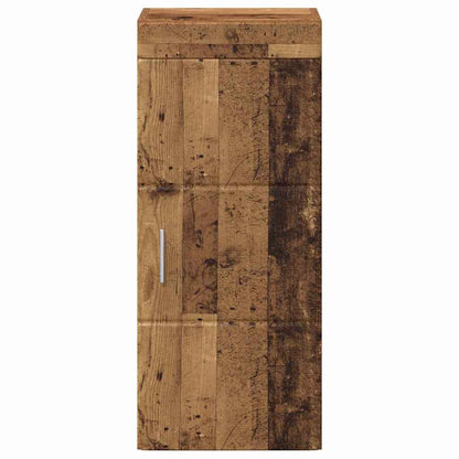 Badkamer wandkast TULUM Oudhout 37 x 24,5 x 86 cm Bewerkt hout