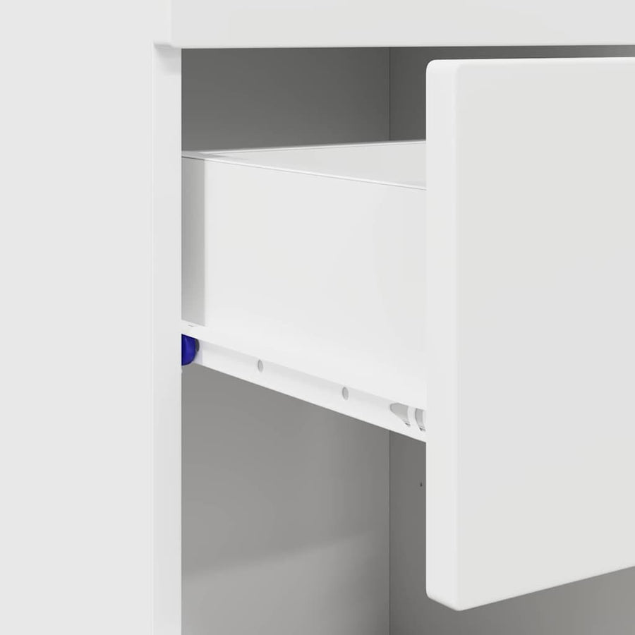 Badkamerkastenset TULUM Wit 37 x 31,5 x 82 cm Bewerkt hout