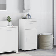 Badkamerkastenset 37x31,5x82 cm wit bewerkt hout