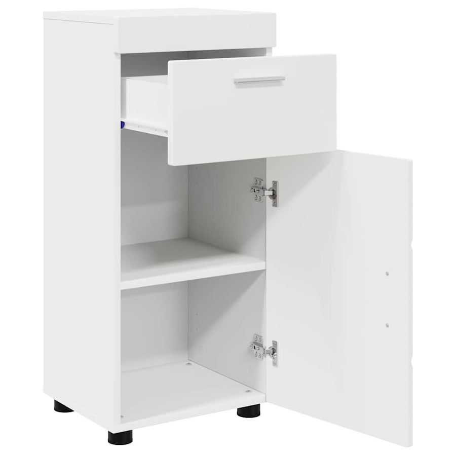 Badkamerkastenset TULUM Wit 37 x 31,5 x 82 cm Bewerkt hout
