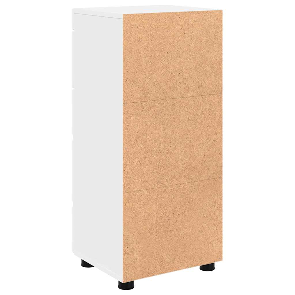 Badkamerkastenset TULUM Wit 37 x 31,5 x 82 cm Bewerkt hout