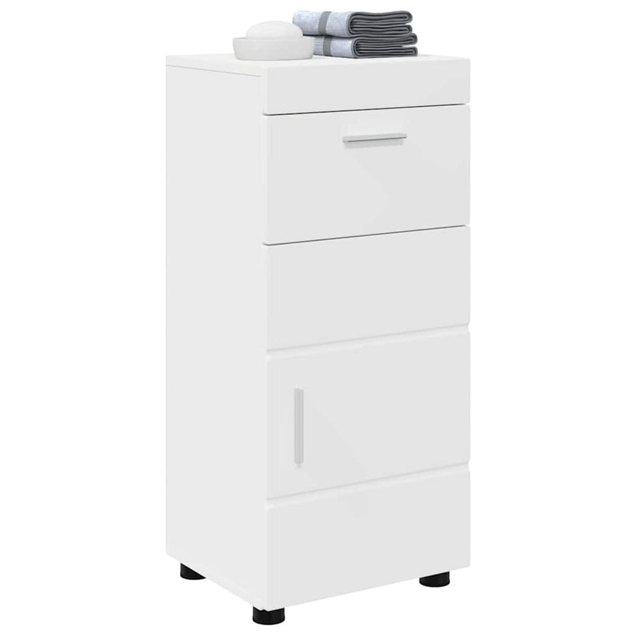 Badkamerkastenset TULUM Wit 37 x 31,5 x 82 cm Bewerkt hout