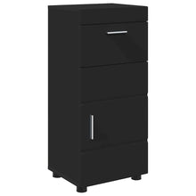 Badkamerkastenset TULUM Zwart 37 x 31,5 x 82 cm Bewerkt hout