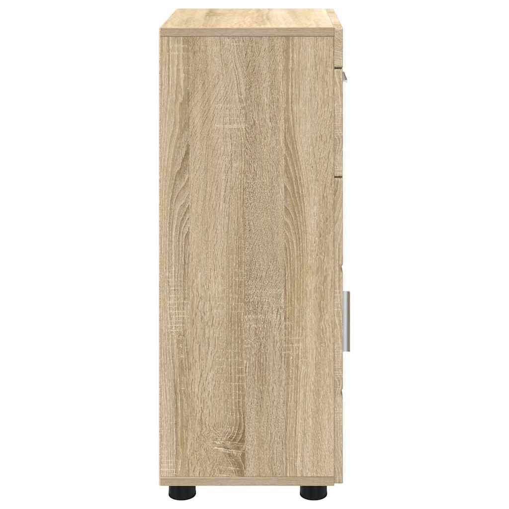 Badkamerkastenset met lade TULUM Sonoma Eiken 37 x 31,5 x 82 cm