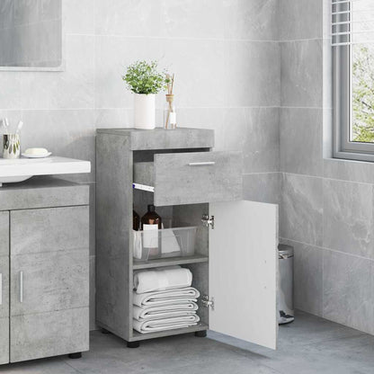 Badkamerkastenset met lade TULUM Beton Grijs 37 x 31,5 x 82 cm