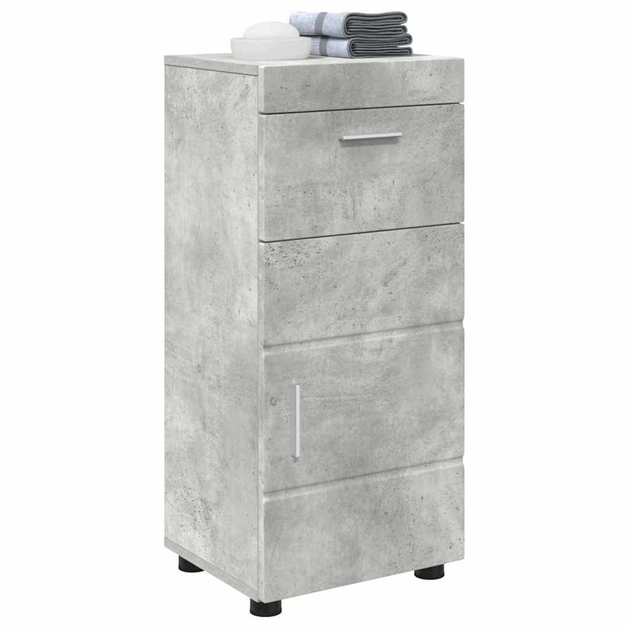 Badkamerkastenset met lade TULUM Beton Grijs 37 x 31,5 x 82 cm