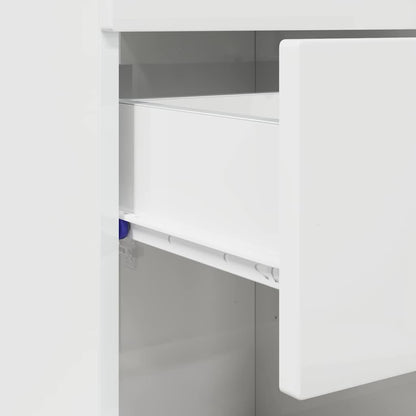 Badkamerkastenset TULUM Hoogglans wit 37 x 31,5 x 82 cm