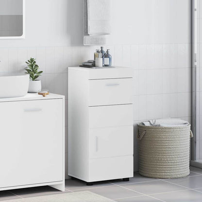 Badkamerkastenset TULUM Hoogglans wit 37 x 31,5 x 82 cm