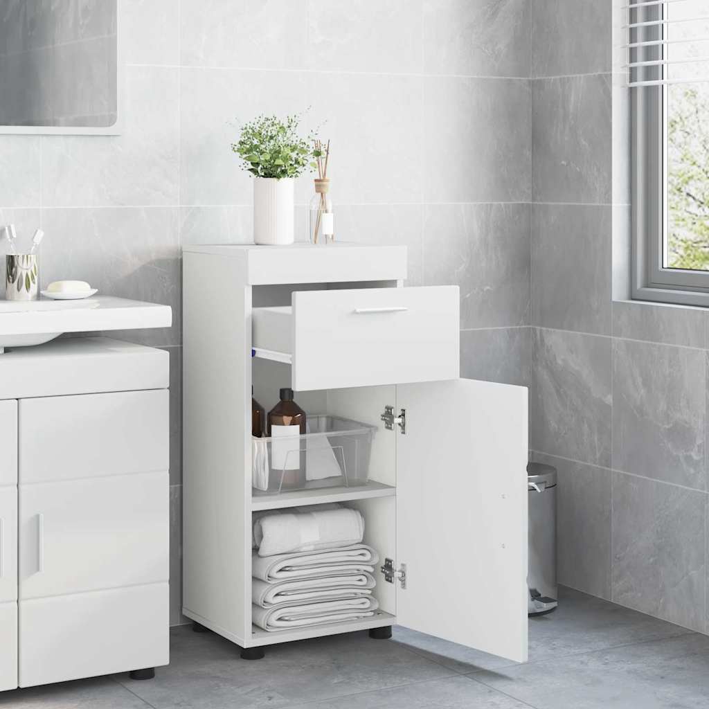 Badkamerkastenset TULUM Hoogglans wit 37 x 31,5 x 82 cm