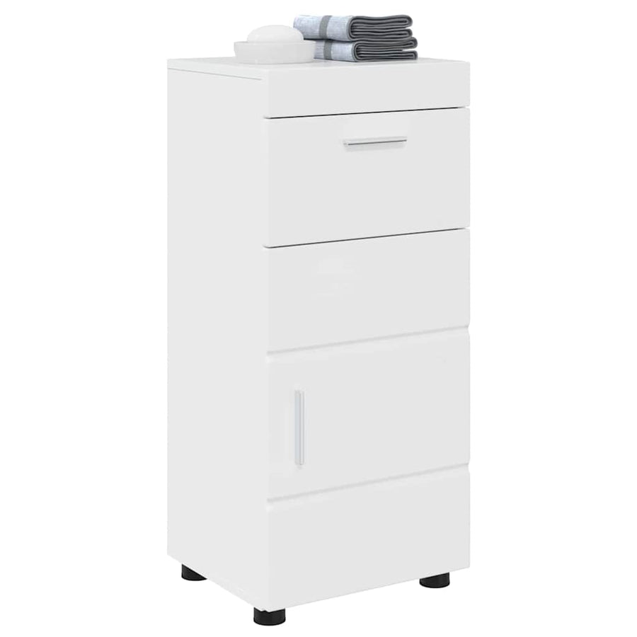 Badkamerkastenset TULUM Hoogglans wit 37 x 31,5 x 82 cm