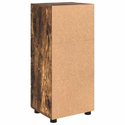 Badkamerkastenset TULUM Gerookt eiken 37 x 31,5 x 82 cm