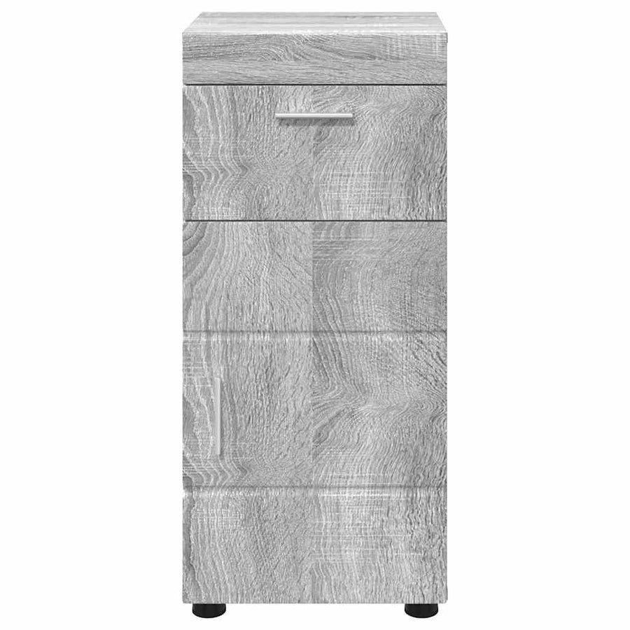 Badkamerkastenset met lade TULUM Grijs Sonoma 37 x 31,5 x 82 cm