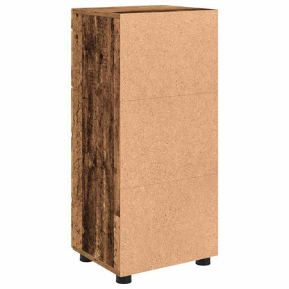 Badkamerkastenset TULUM Oudhout 37 x 31,5 x 82 cm Bewerkt hout