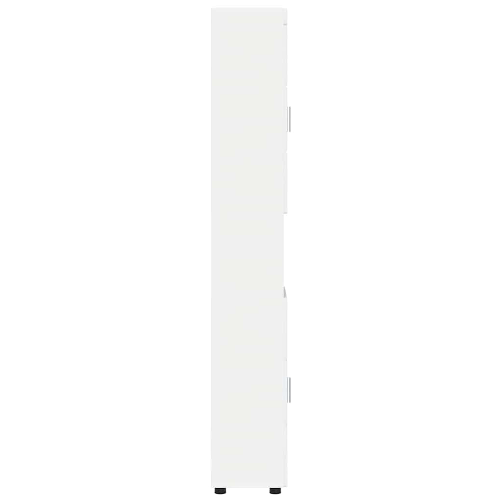 Badkamerkastenset TULUM Wit 37 x 31,5 x 203 cm Bewerkt hout